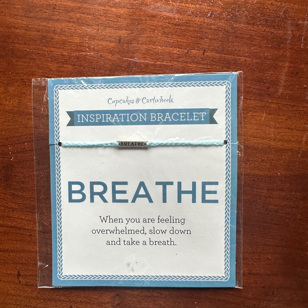 Cupcakes & Cartwheels Inspiration Bracelet - Blue